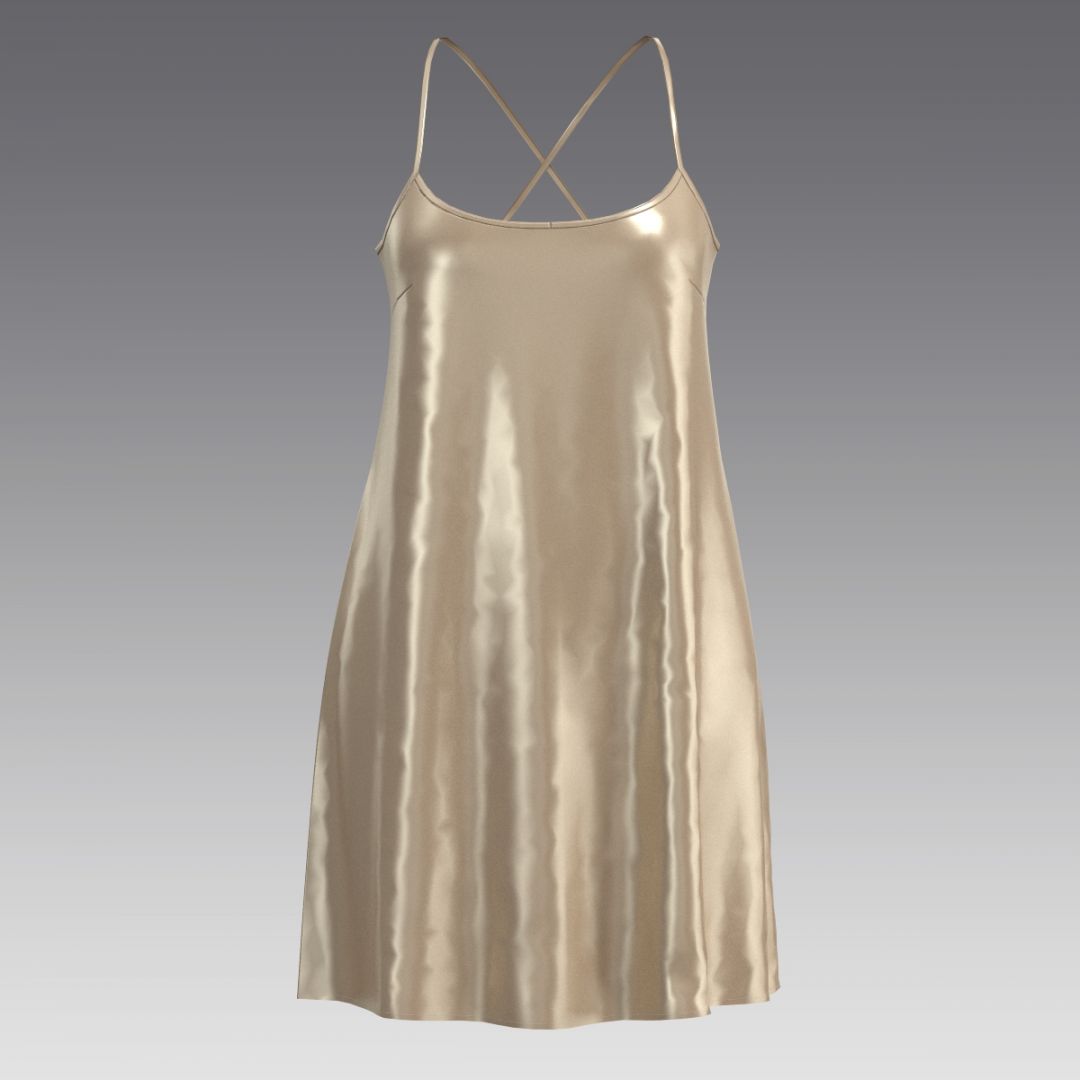 Платье-комбинация из шелка 2059.43.8  