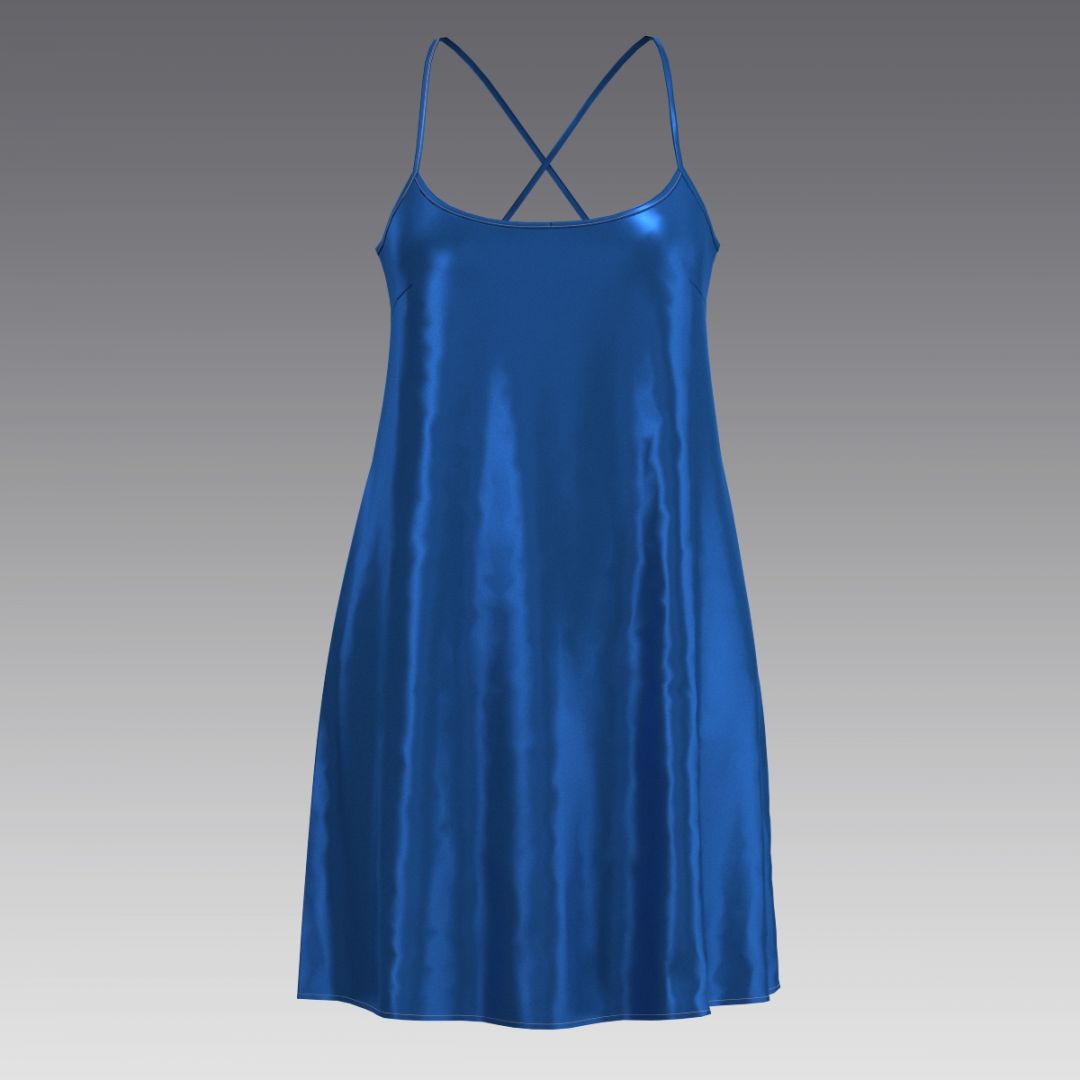 Платье-комбинация из шелка 2059.43.9  