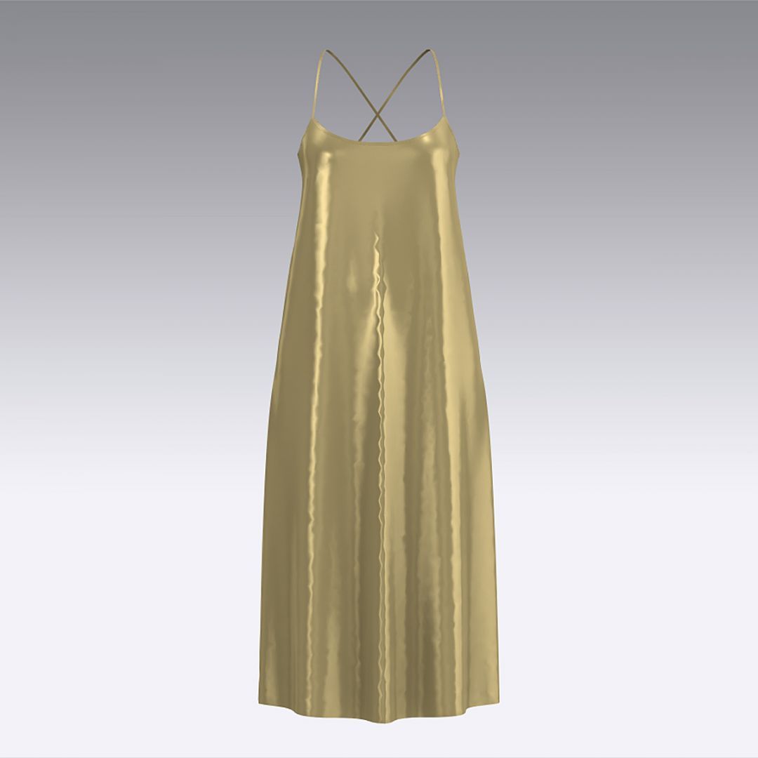 Платье-комбинация из шелка 2059.44.8  
