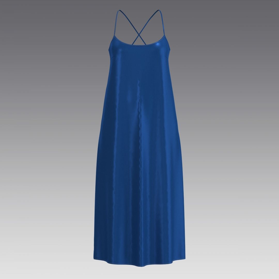 Платье-комбинация из шелка 2059.44.9  