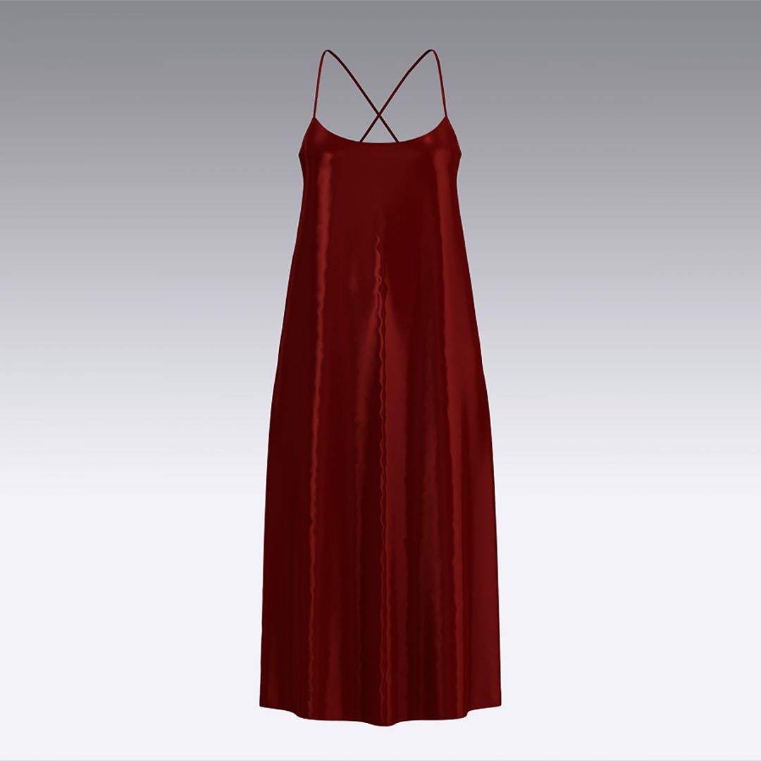 Платье-комбинация из шелка 2059.44.12  