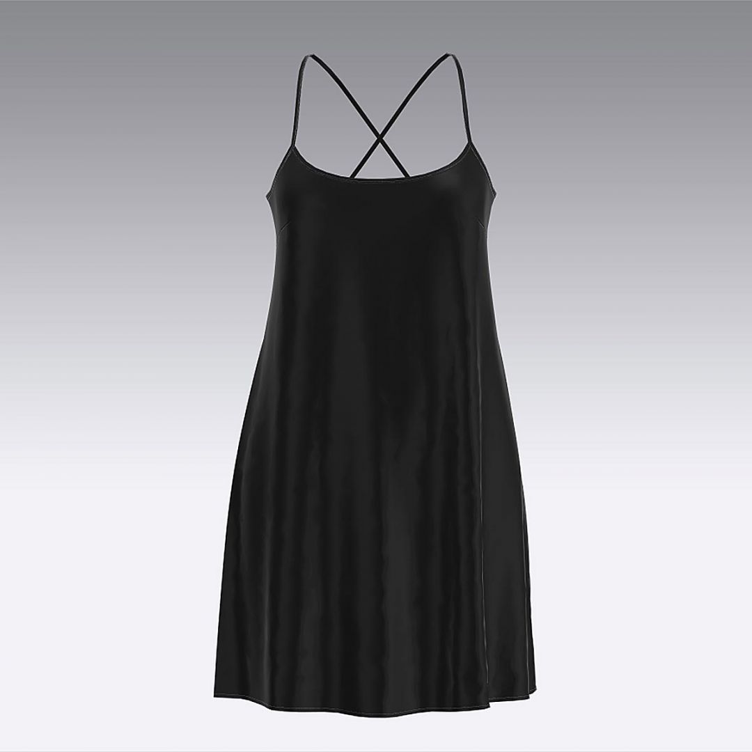 Платье-комбинация из шелка 2059.43.3  