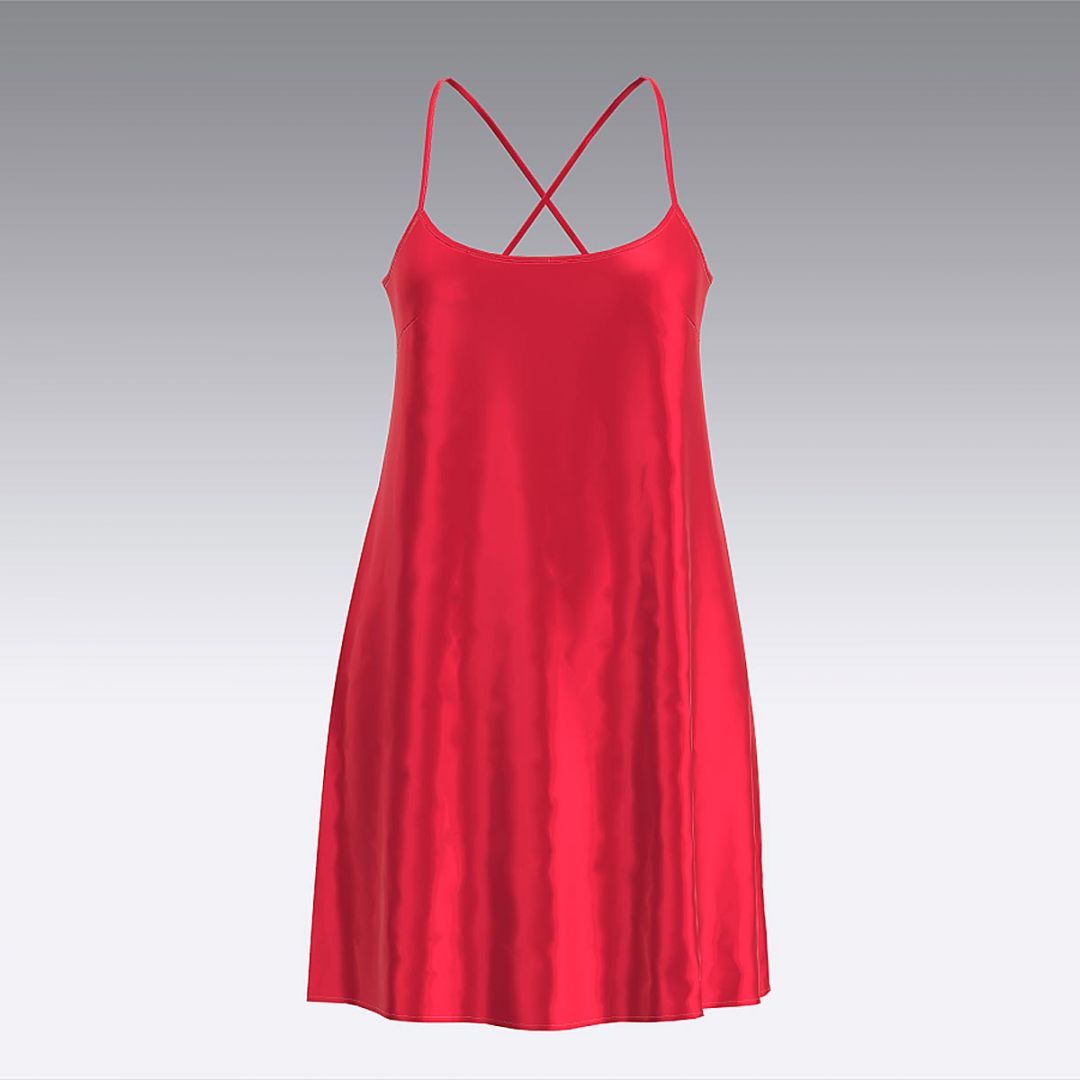 Платье-комбинация из шелка 2059.43.6  